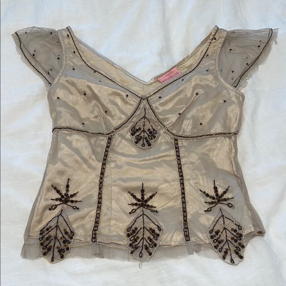 Cute beaded blouse!